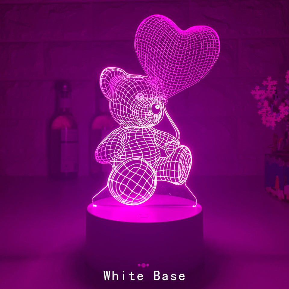 3D Neon Sign Lamp Light for Xmas, Birthday, Valentines Day Gift