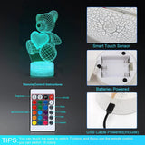 3D Neon Sign Lamp Light for Xmas, Birthday, Valentines Day Gift