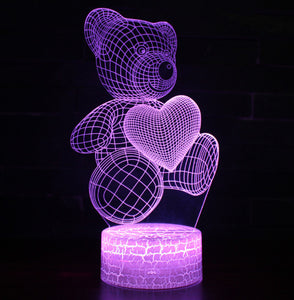 3D Neon Sign Lamp Light for Xmas, Birthday, Valentines Day Gift