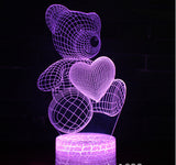 3D Neon Sign Lamp Light for Xmas, Birthday, Valentines Day Gift