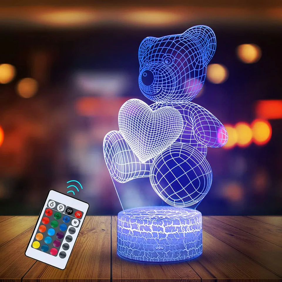 3D Neon Sign Lamp Light for Xmas, Birthday, Valentines Day Gift