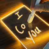 Creative Led Night Light Message Board With Pen Gift For Children Girlfriend